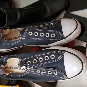 Converse Women's Navy Blue Slip-On Shoes